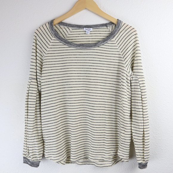 Splendid Tops - Splendid Shirt Pullover Top Pleated Raglan Sleeve